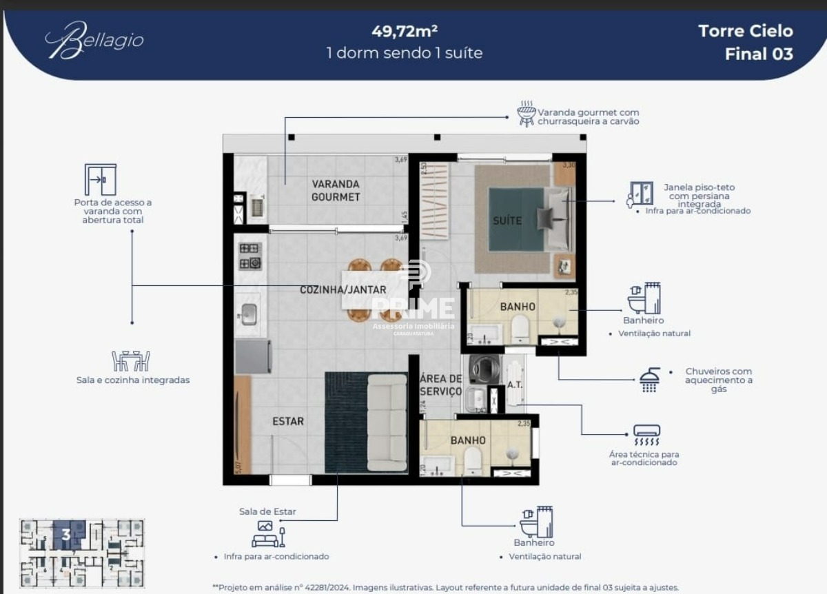 Apartamento, 1 quarto, 47 m² - Foto 19