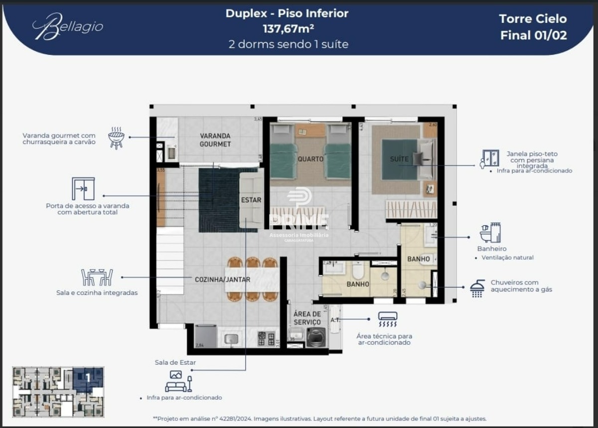 Apartamento, 1 quarto, 47 m² - Foto 28