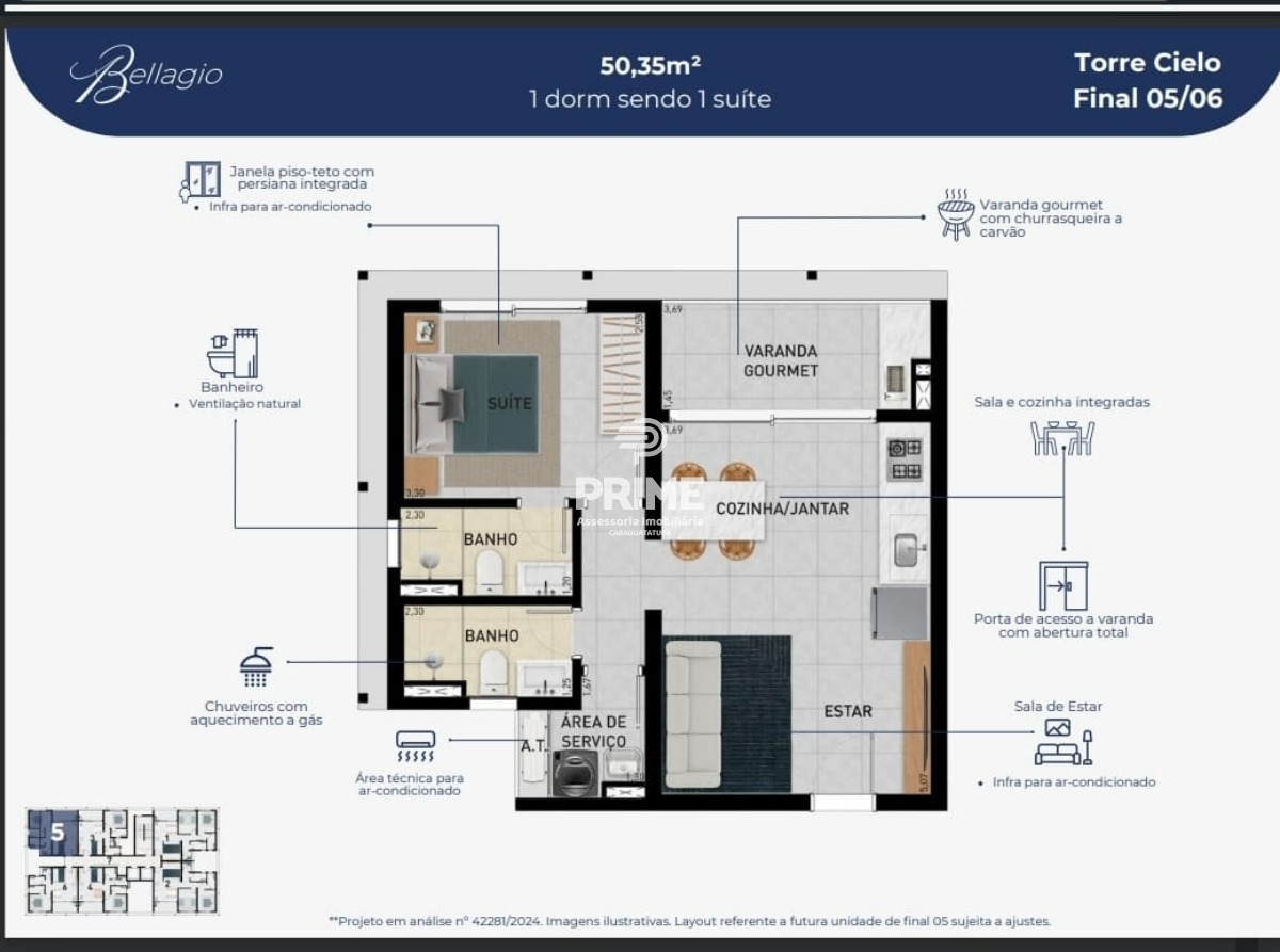 Apartamento, 1 quarto, 47 m² - Foto 26