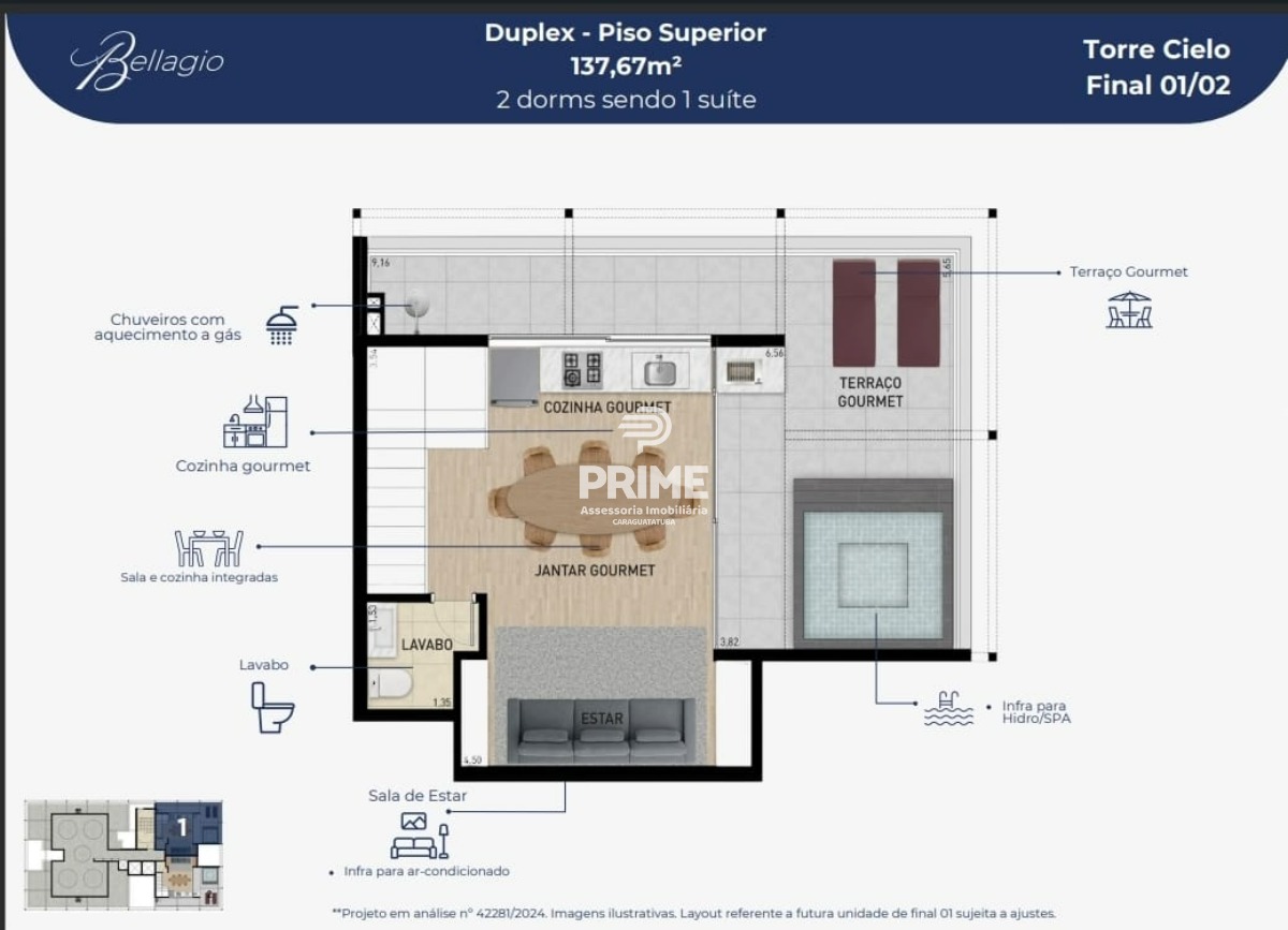 Apartamento, 1 quarto, 47 m² - Foto 30