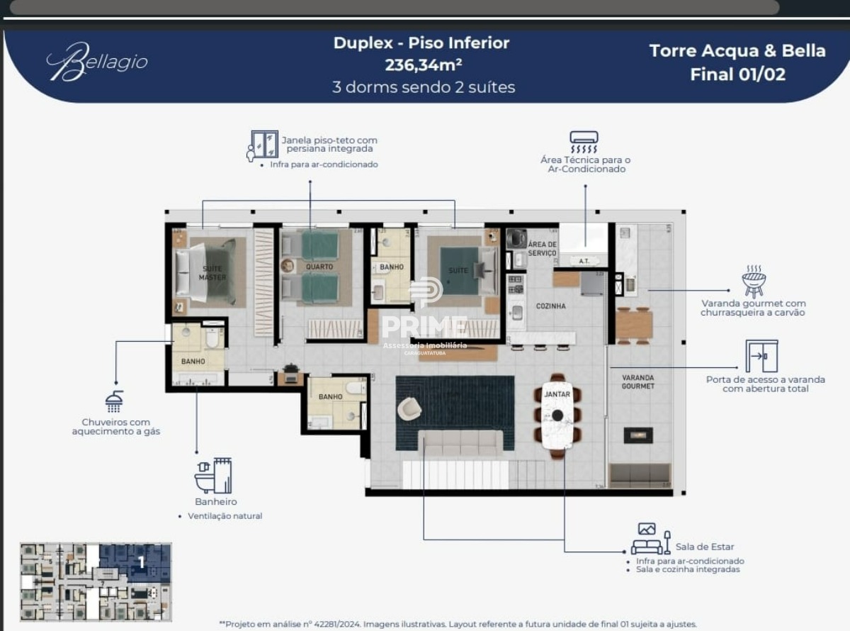 Apartamento, 1 quarto, 47 m² - Foto 13