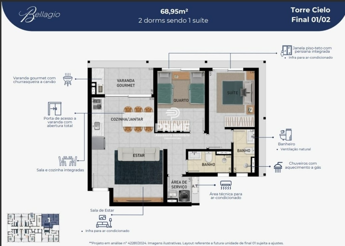 Apartamento, 1 quarto, 47 m² - Foto 20