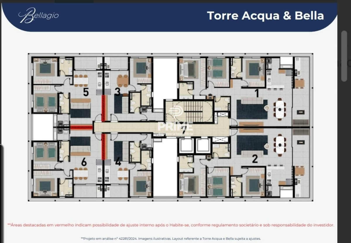 Apartamento, 1 quarto, 47 m² - Foto 3