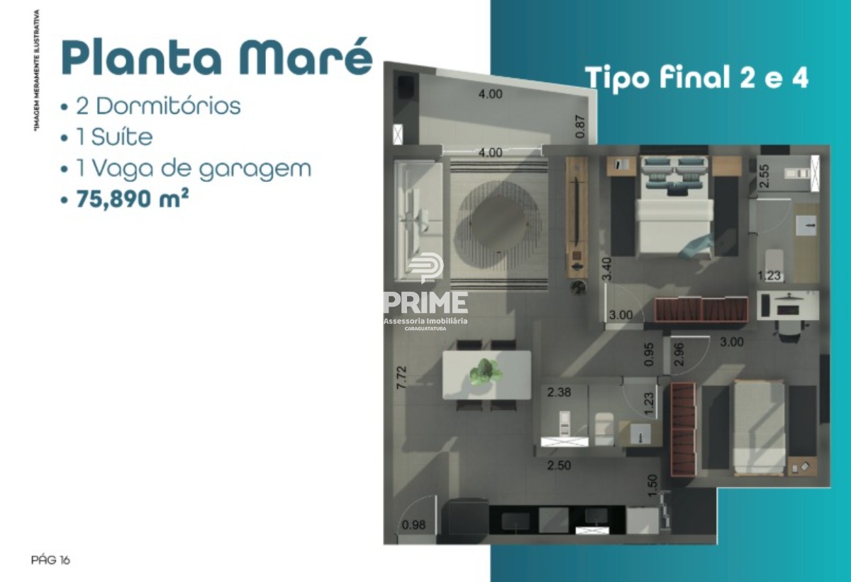 Apartamento, 2 quartos, 75 m² - Foto 11